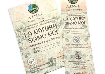 Flyer e segnalibri ecologici