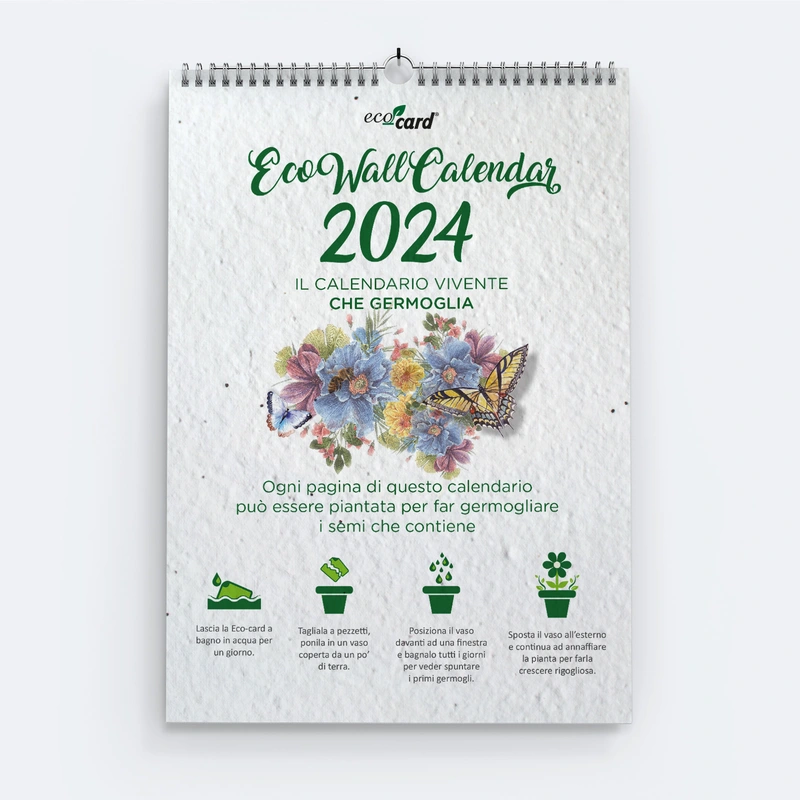 Eco-Calendar: calendario ecologico piantabile personalizzato – Eco