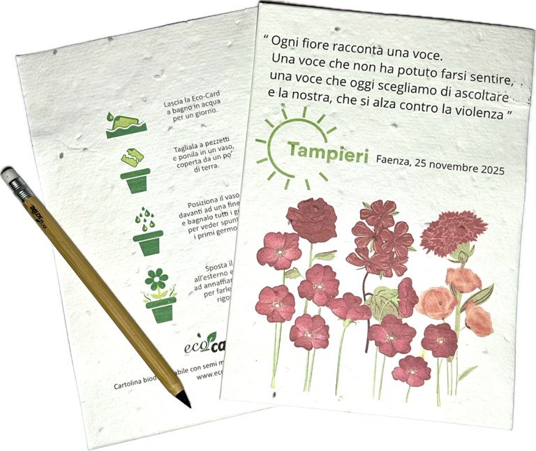 Flyer e volantini piantabili che germogliano